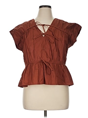 Ann Taylor LOFT Short Sleeve Blouse (view 1)