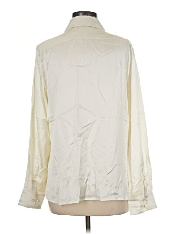 Banana Republic Long Sleeve Silk Top (view 2)