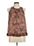 Joie 100% Silk Brown Sleeveless Silk Top Size M - photo 1