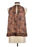 Joie 100% Silk Brown Sleeveless Silk Top Size M - photo 2