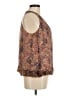Joie 100% Silk Brown Sleeveless Silk Top Size M - photo 4