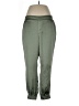 Simply Vera Vera Wang 100% Polyester Solid Green Active Pants Size L - photo 1
