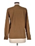 Bisou Bisou 100% Polyester Brown Long Sleeve Blouse Size M - photo 2