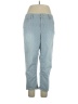New Directions Solid Blue Jeans Size 16 - photo 1