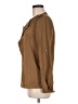 Bisou Bisou 100% Polyester Brown Long Sleeve Blouse Size M - photo 5