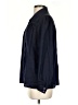 Unbranded 100% Silk Polka Dots Blue Long Sleeve Silk Top Size 2 - photo 5