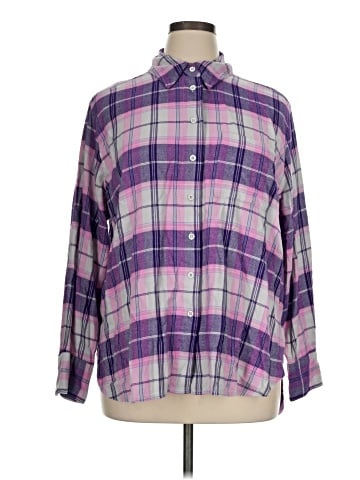 Lane Bryant Long Sleeve Blouse (view 1)