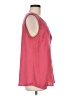 CAbi 100% Polyester Pink Sleeveless Blouse Size M - photo 4