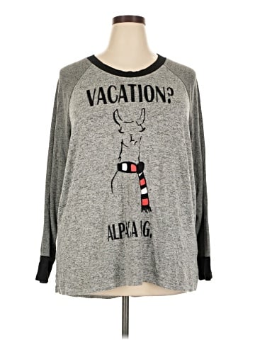 Cacique 3/4 Sleeve T-Shirt (view 1)