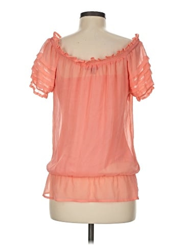 I.N. San Francisco Short Sleeve Blouse (view 2)