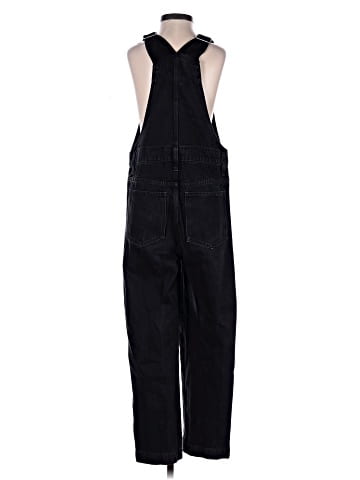 Madewell Straight-Leg Overalls in Lunar Wash (view 2)