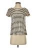 J.Crew 100% Cotton Multi Color Silver Short Sleeve Top Size XS - photo 1