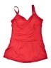 Jantzen Solid Red One Piece Swimsuit Size 14 - photo 1