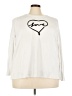 Marled Ivory Pullover Sweater Size 3X - photo 1