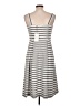 1901 100% Polyester Stripes Gray Casual Dress Size 12 Petite - photo 2