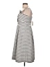 1901 100% Polyester Stripes Gray Casual Dress Size 12 Petite - photo 5
