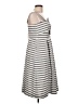 1901 100% Polyester Stripes Gray Casual Dress Size 12 Petite - photo 4