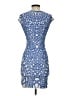 RVN Graphic Blue Cocktail Dress Size S - photo 2