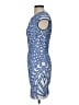 RVN Graphic Blue Cocktail Dress Size S - photo 6
