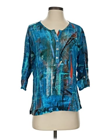 Parsley & Sage 3/4 Sleeve Blouse (view 1)