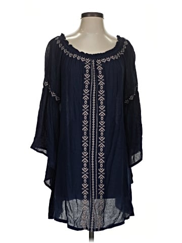 Indigo Soul 3/4 Sleeve Blouse (view 1)