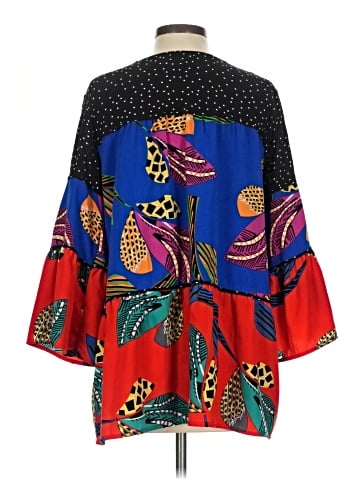 Calessa 3/4 Sleeve Blouse (view 2)