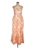 Unbranded 100% Viscose Orange Cocktail Dress Size XL - photo 1
