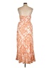Unbranded 100% Viscose Orange Cocktail Dress Size XL - photo 2