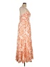 Unbranded 100% Viscose Orange Cocktail Dress Size XL - photo 4