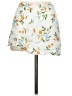 Le Lis 100% Rayon Floral White Casual Skirt Size XS - photo 2