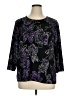 Allison Daley Purple 3/4 Sleeve Blouse Size XL - photo 1