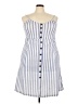 Unbranded Stripes Blue Casual Dress Size XXL - photo 1