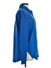 Topshop Blue Long Sleeve Blouse Size 6 - photo 4