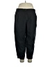 Poetry 100% Linen Solid Black Linen Pants Size 16 - photo 1
