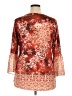 One World Orange 3/4 Sleeve Blouse Size 1X - photo 2