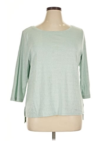 Chico's 3/4 Sleeve T-Shirt (view 1)