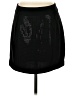 Calvin Klein 100% Polyester Hearts Black Casual Skirt Size 2 - photo 1