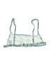 Xhilaration Floral Blue Swimsuit Top Size L - photo 2