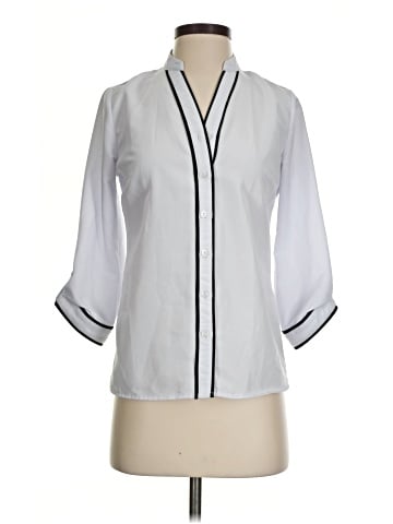 NY Collection 3/4 Sleeve Blouse (view 1)