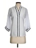 NY Collection 100% Polyester White 3/4 Sleeve Blouse Size XS (petite) - photo 1