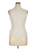 MNG Ivory Sleeveless Turtleneck Size XL - photo 1