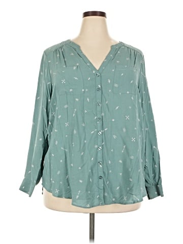 Torrid Long Sleeve Blouse (view 1)
