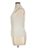 MNG Ivory Sleeveless Turtleneck Size XL - photo 5