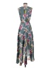 Hutch 100% Polyester Tropical Green Casual Dress Size XS - photo 2