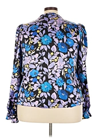 Shein Curve Long Sleeve Blouse (view 2)