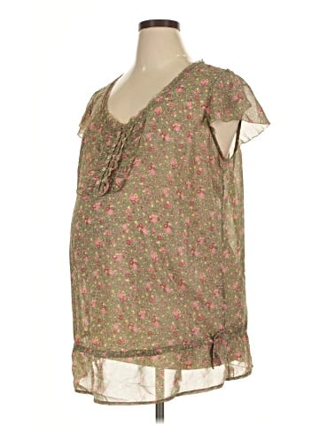 Motherhood Short Sleeve Blouse (view 1)