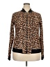 Assorted Brands Animal Print Brown Jacket Size XXL - photo 1