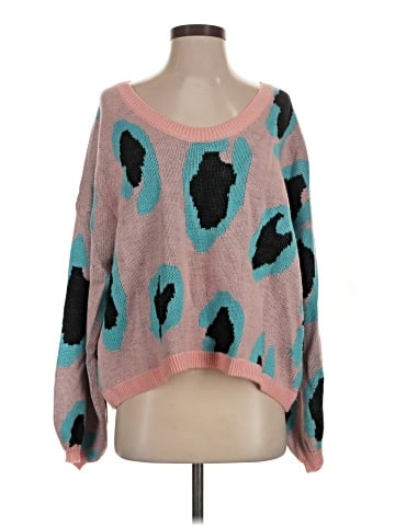 Peach Love Pullover Sweater (view 1)
