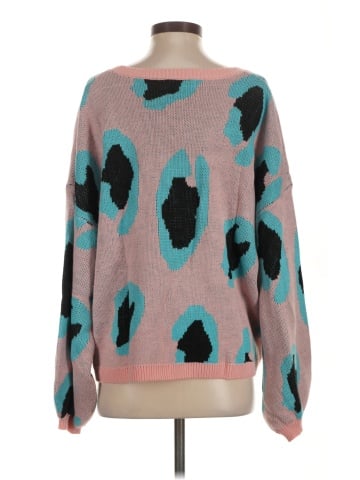 Peach Love Pullover Sweater (view 2)