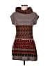 Aryeh Tweed Brown Casual Dress Size M - photo 1